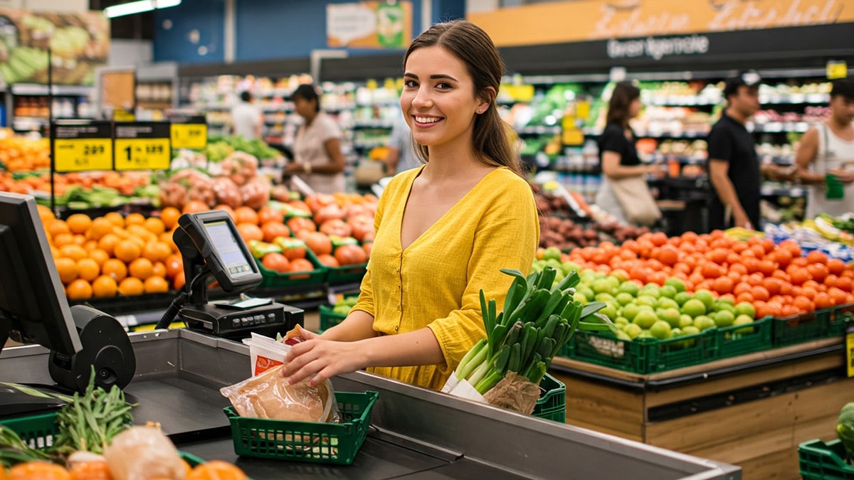 Job d'été dans un supermarché